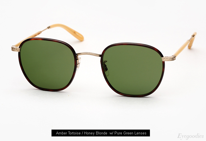 Garrett Leight Grant sunglasses - Amber Tortoise