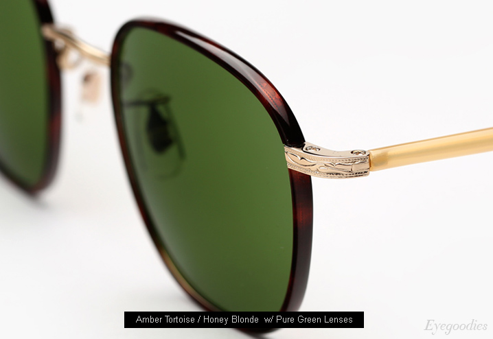 Garrett Leight Grant sunglasses - Amber Tortoise