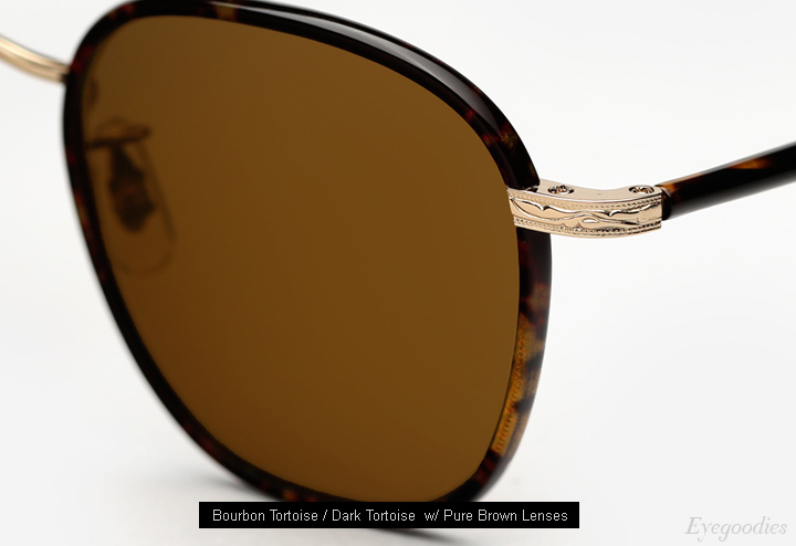 Garrett Leight Grant sunglasses - Bourbon Tortoise