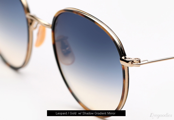 Garrett Leight Paloma sunglasses - Leopard / Gold