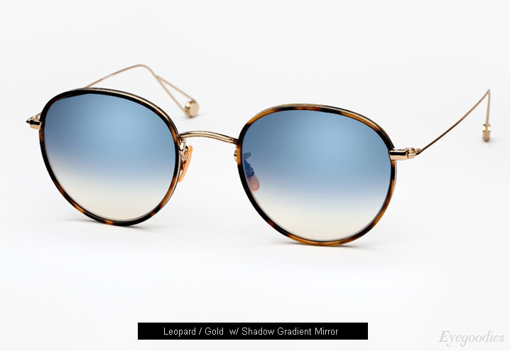 Garrett Leight Paloma sunglasses - Leopard / Gold