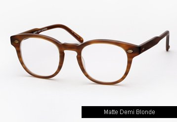 Garrett Leight Warren Eyeglasses - Matte Demi Blonde