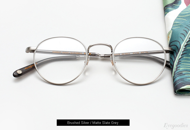 Garrett Leight Wilson M eyelgasses - Brushed Silver