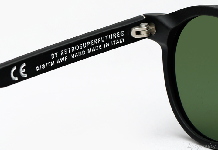 Super The Iconic Matte Black sunglasses