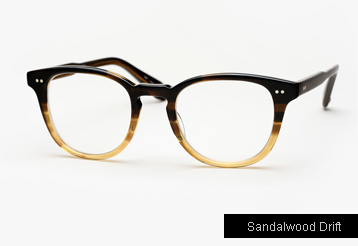 Garrett Leight Mckinley Eyeglasses - Sandalwood Drift