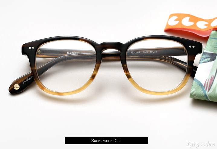 Garrett Leight Mckinley Eyeglasses - Sandalwood Drift