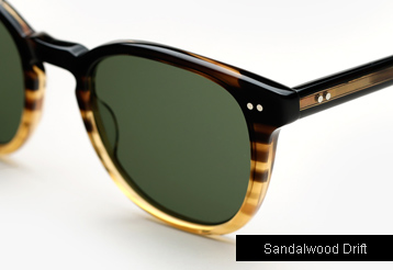 Garrett Leight Mckinley Sunglasses - Sandalwood Drift