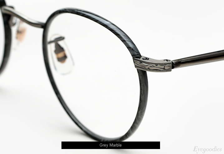 Garrett Leight Wilson eyeglasses - Grey Marble