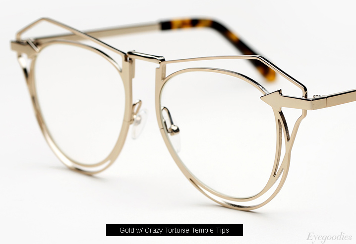 Karen Walker Marguerite eyeglasses - Gold