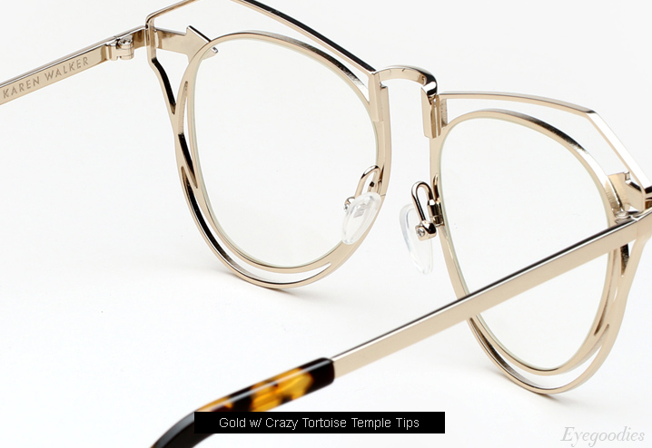 Karen Walker Marguerite eyeglasses - Gold