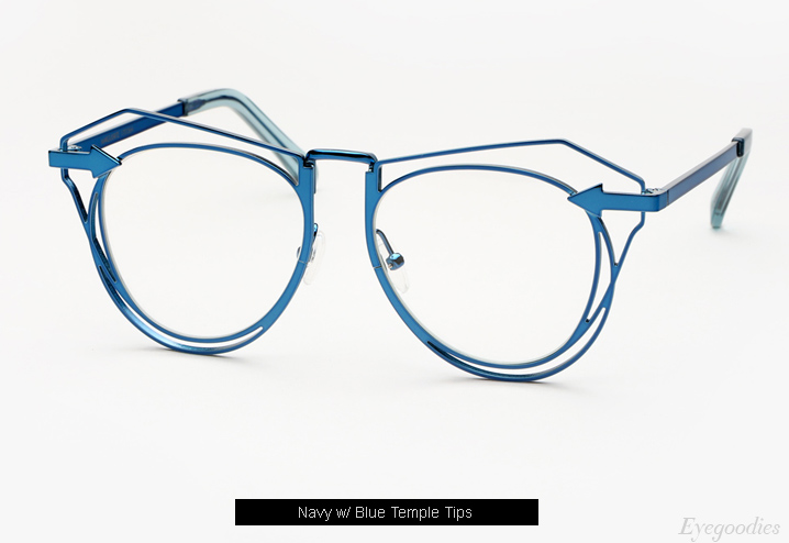 Karen Walker Marguerite eyeglasses - Navy