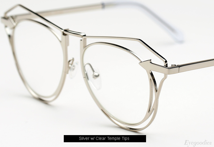 Karen Walker Marguerite eyeglasses - Silver