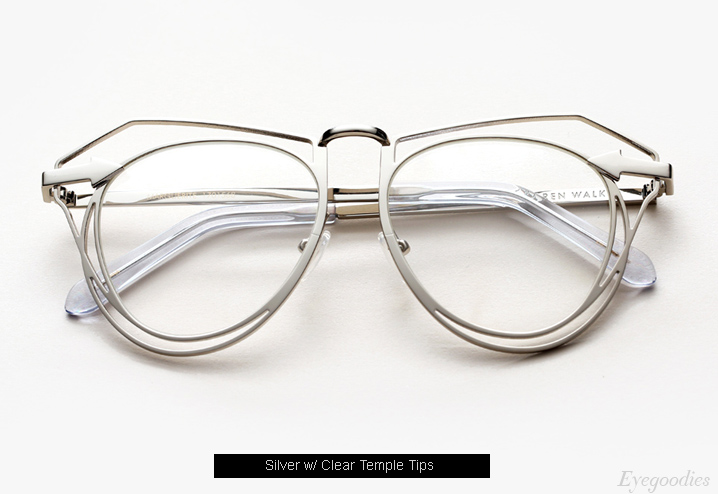 Karen Walker Marguerite eyeglasses - Silver