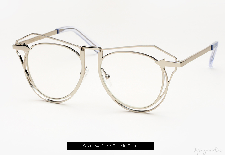 Karen Walker Marguerite eyeglasses - Silver