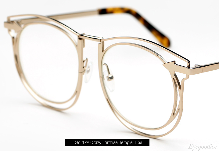 Karen Walker Simone eyeglasses - Gold