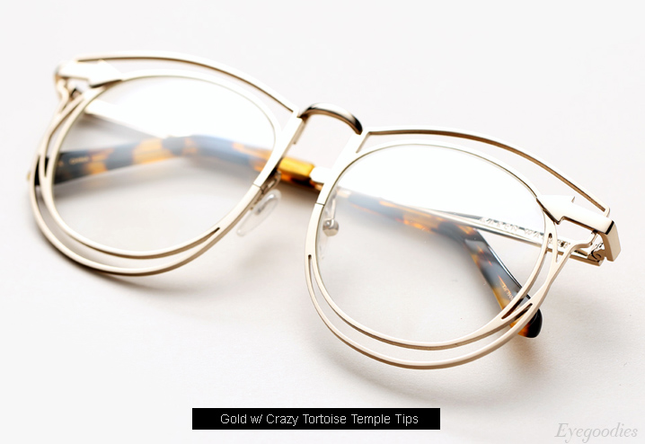 Karen Walker Simone eyeglasses - Gold