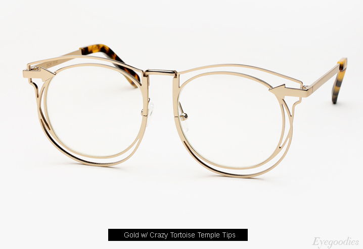 Karen Walker Simone eyeglasses - Gold
