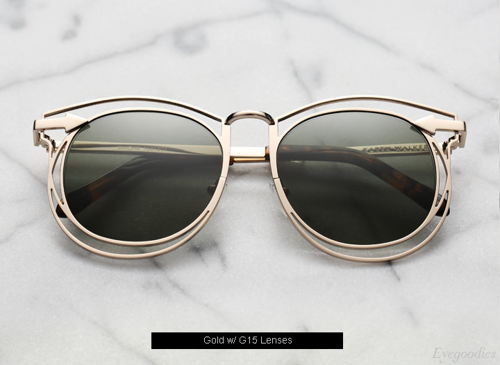 Karen Walker Simone sunglasses - Gold