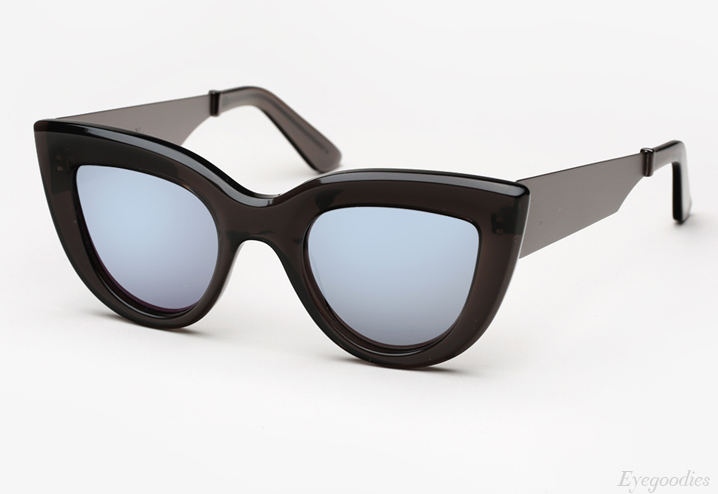 Ellery Quixote Sunglasses - Smoked Grey & Brushed Gunmetal