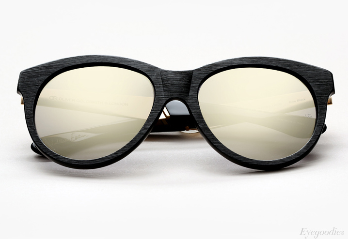 Oliver Goldsmith Manhattan Goldside Sunglasses - Raw Black