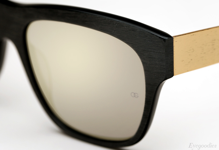 Oliver Goldsmith Lord Goldside Sunglasses - Raw Black