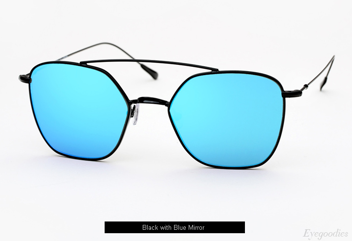 Spektre Dolce Vita sunglasses - Black w/ Blue Mirror