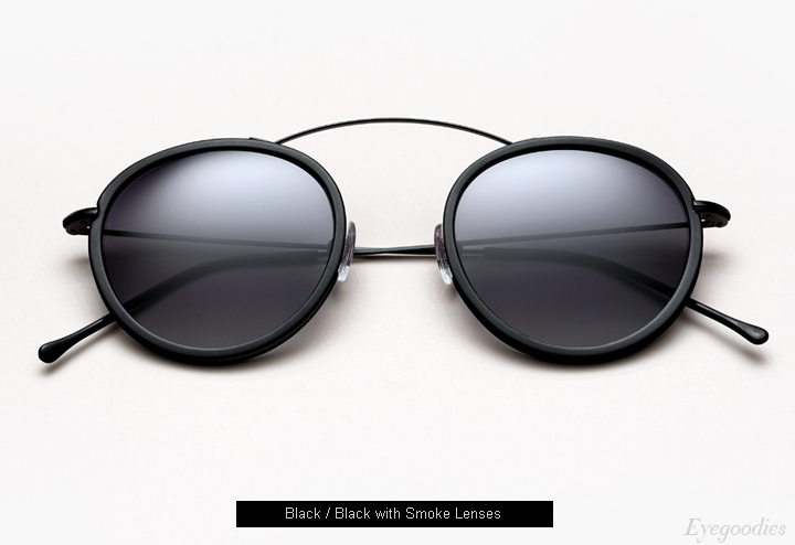 Spektre Met-Ro 2 sunglasses - Black / Black with Smoke Gradient Lenses