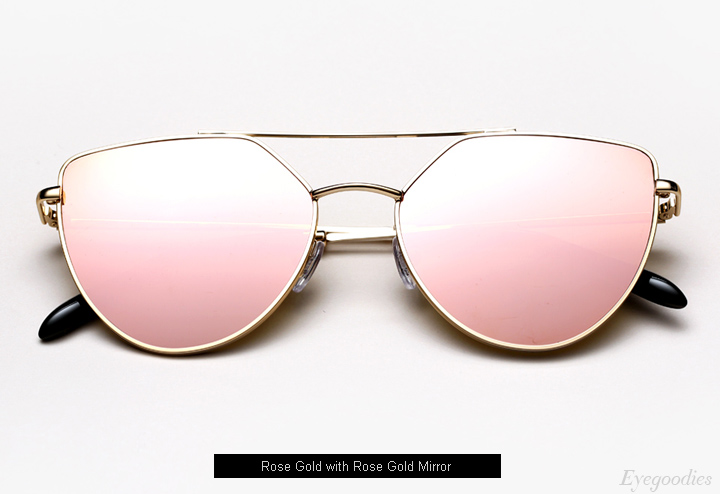 Spektre Off Shore Doppio sunglasses - Rose Gold w/ Rose Gold Mirror