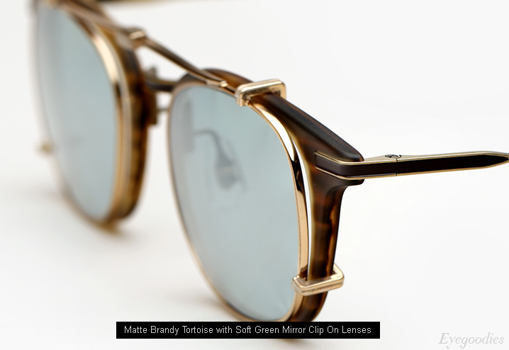 Garrett Leight Kinney Combo - Matte Brandy Tortoise 