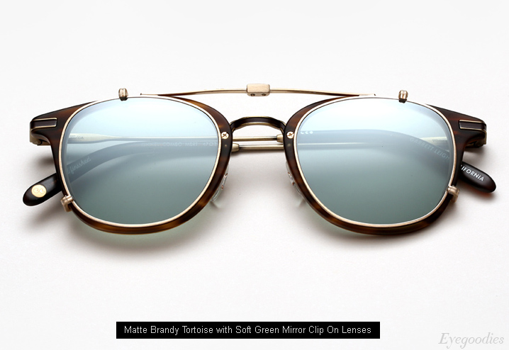 Garrett Leight Kinney Combo - Matte Brandy Tortoise 