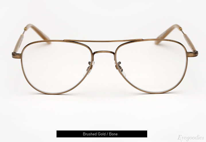 Garrett Leight Linnie eyeglasses - Brushed Gold