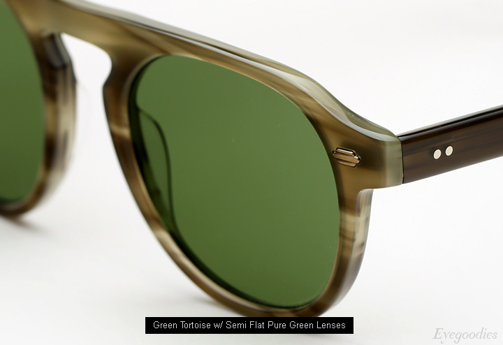 Garrett Leight X Nick Wooster, Harding - Military sunglasses