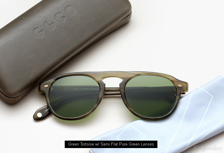 Garrett Leight X Nick Wooster, Harding - Military sunglasses