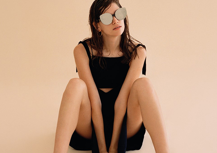 Super Rita Black Ivory sunglasses