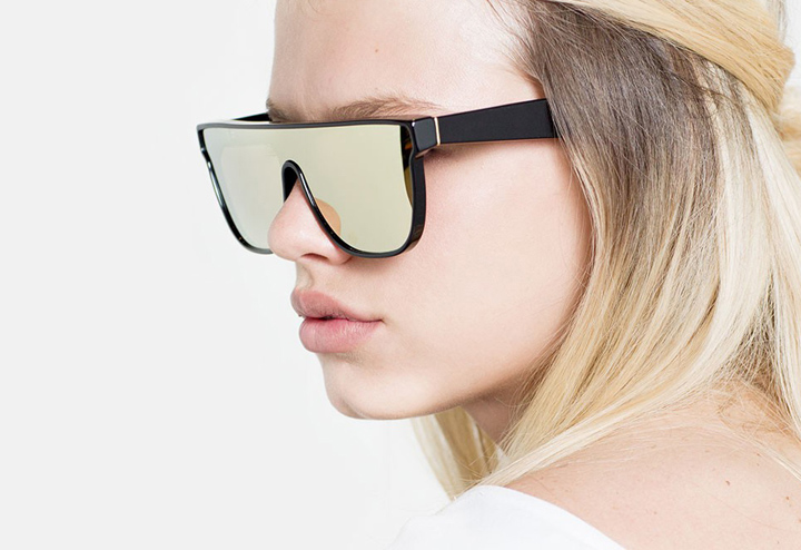 Super Flat Top Forma Gold sunglasses