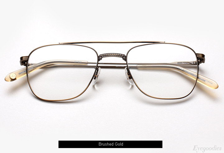 Garrett Leight Riviera eyeglasses - Brushed Gold