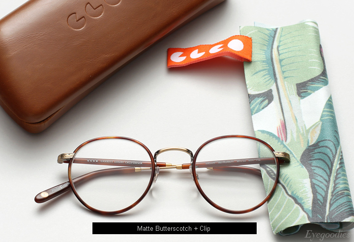 Garrett Leight Wilson eyeglasses - Matte Butterscotch