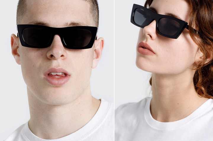 Super Fred Black Sunglasses