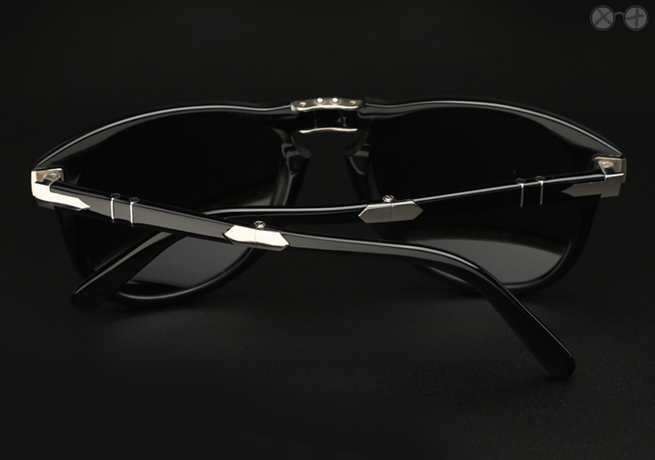 Persol 714SM X Eygoodies Custom Projects: Black Ice sunglasses