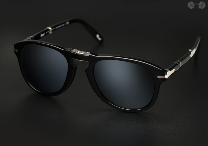 Persol 714SM X Eygoodies Custom Projects: Black Ice sunglasses
