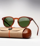 Garrett Leight Ashland - Matte Honey Blonde Tortoise