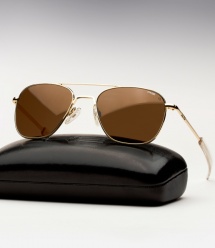 Randolph Engineering Aviator - 23K Gold / Tan Polarized