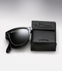 Ray Ban RB 4105 Folding Wayfarer (54mm) - Black