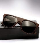 Super Flat Brown Leather