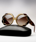 Cutler and Gross 1072 -  Gold on Dark Turtle