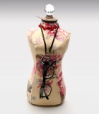 Braided Patent Leather Eyeglass Chain