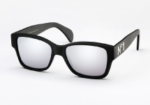 Vintage Frames Company Dice N1 - Matte Black and Slvr