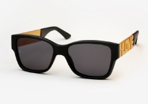 Vintage Frames Company Dice Love/Hate - Matte Black and Gold