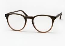 Garrett Leight Milwood - Matte Olive Tortoise Fade (Eye)