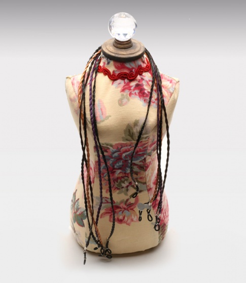 Braided Leather Eyeglass Chain